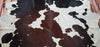 Extra Large Salt Pepper Tricolor Cowhide Rug 8ft x 6.6ft