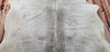 Light Grey Cowhide Rug 7.3ft x 6.7ft