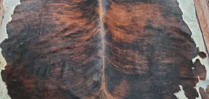 Brazilian Cowhide Rug Tricolor 8.9ft x 7ft