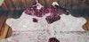 Pink Metallic Cowhide Rugs 8.1ft x 7.5ft