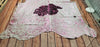 Pink Metallic Cowhide Rugs 8.1ft x 7.5ft