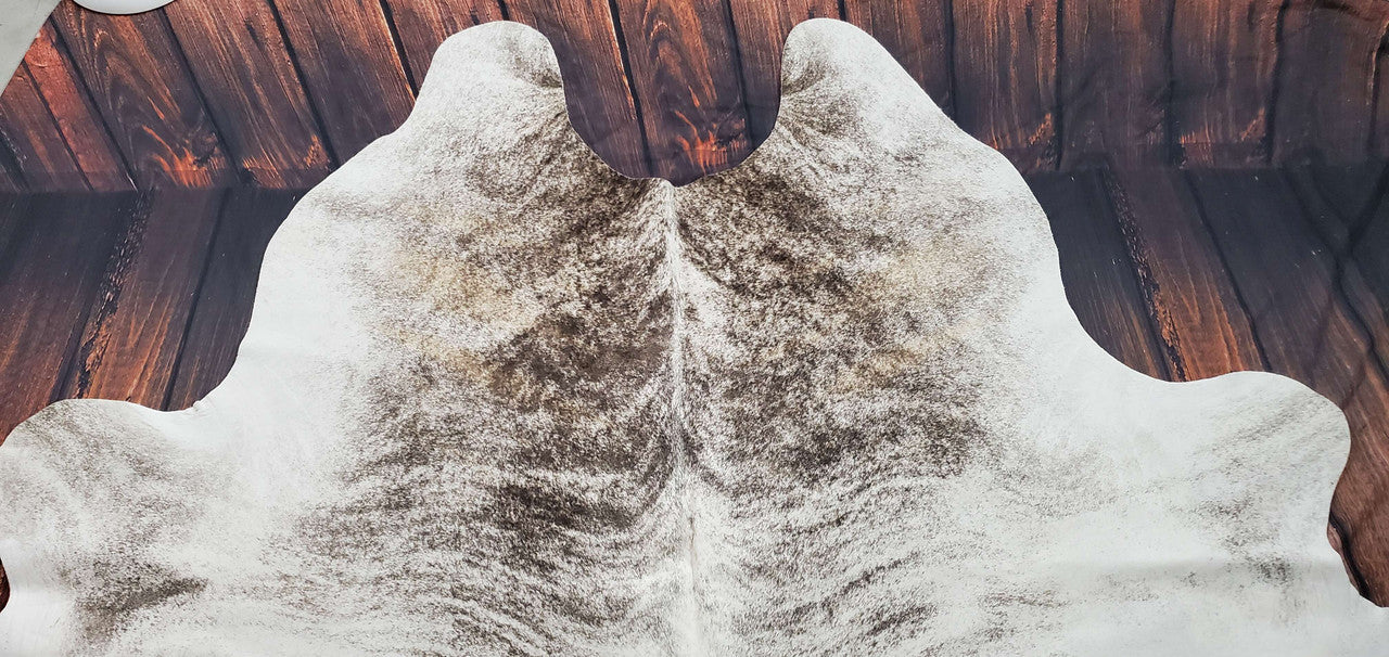 Large brindle cowhide rug