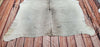 Small Light Grey Cowhide Rug 5.5ft x 6ft