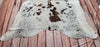 Small Speckled Cowhide Rug 6.6ft x 6.4ft