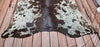 tricolor chocolate cowhide rug 6.4ft x 6ft