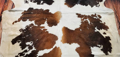 Tri color cowhide Rug Large Brazilian 8.3ft x 6.6ft