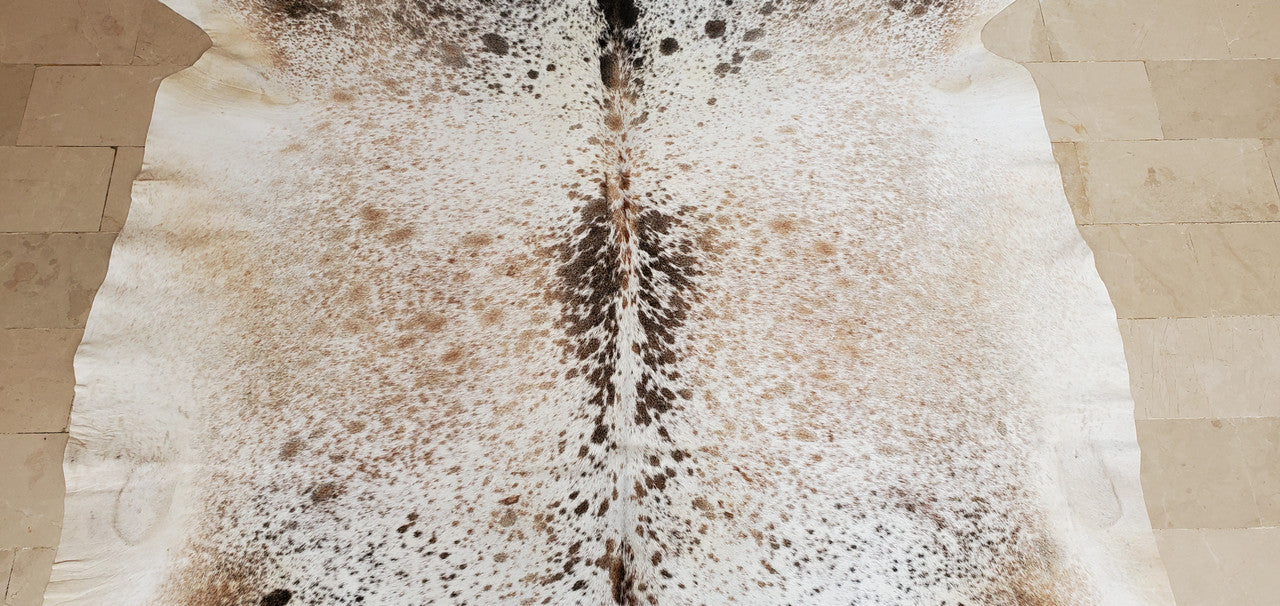 Small Genuine Cowhide Rug 5.3ft x 5.3ft