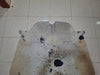 Small Real Natural Cowhide Rug Black White 4.5ft x 5ft