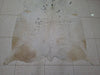 Small Natural Grey White Cowhide Rug 5ft x 5ft