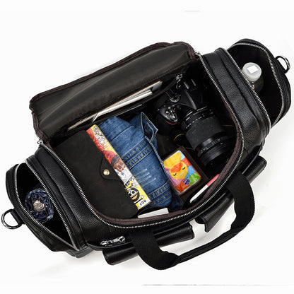 Genuine Real Leather Duffel Bag for Travel