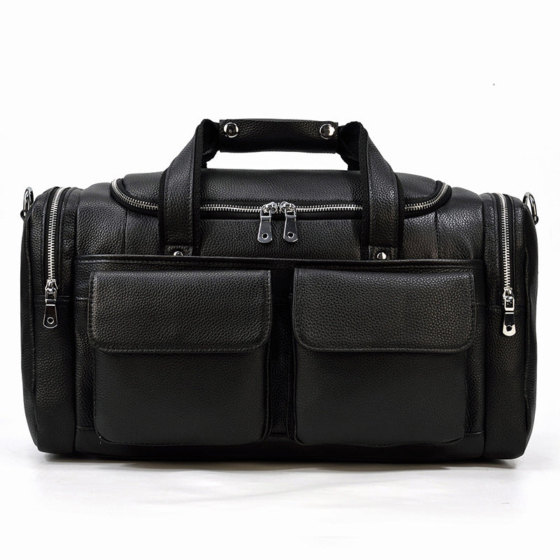 Genuine Real Leather Duffel Bag for Travel