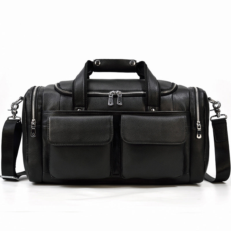 Genuine Real Leather Duffel Bag for Travel