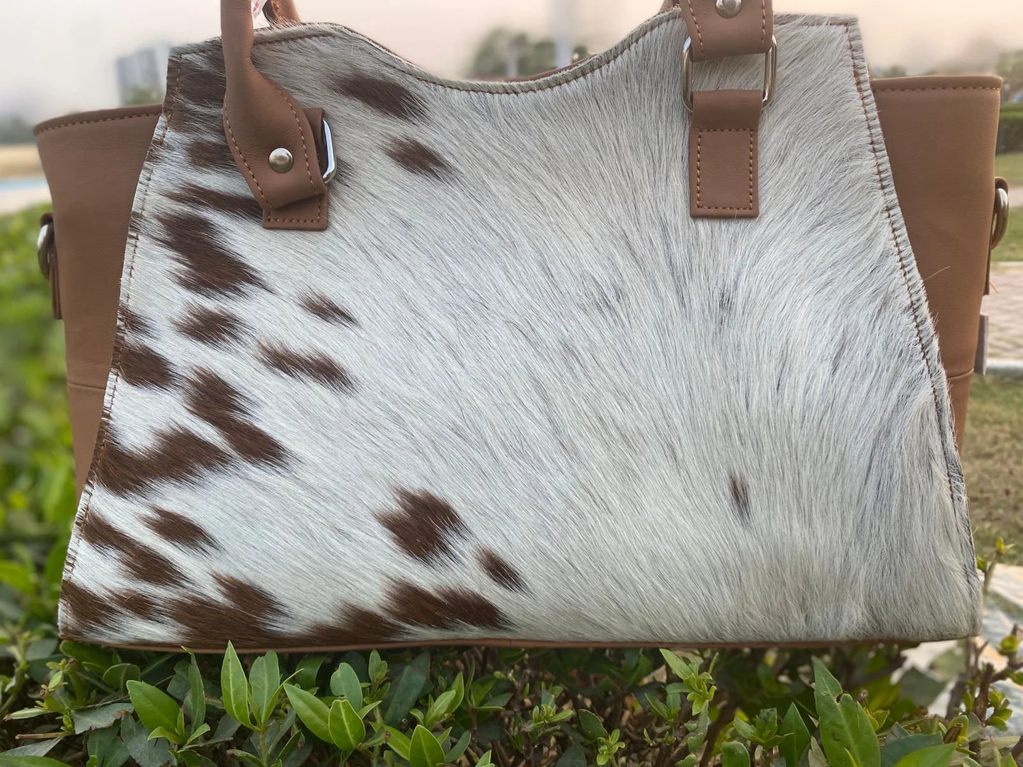 New style women cowhide shoulder bag