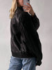 Women Oversized Leather Moto Jacket