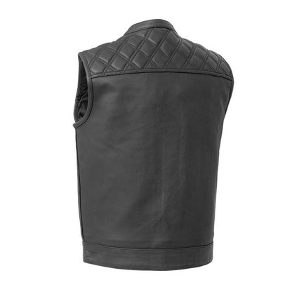 Black Real Sheep Leather Unisex Vest