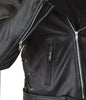 mens real leather biker jacket