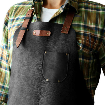 Genuine Leather Men Apron