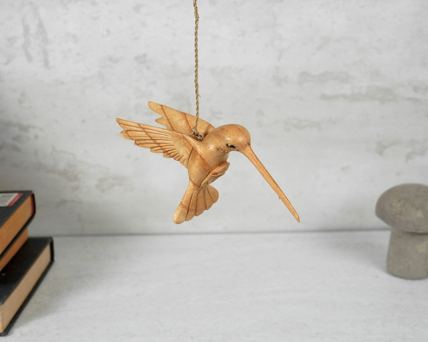 Wooden Hummingbird Decoration