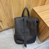 Retro imported cowhide casual backpack for women