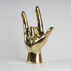 Brass Hand Sign Room Decor