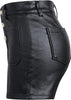 Black Leather Shorts Women