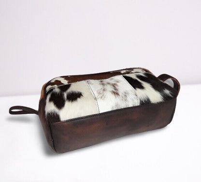 Real Cowhide Cosmetic Makeup Bag