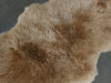 Large Taupe Sheepskin Rug Double Pelt