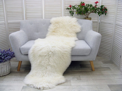 Discover the allure of a real sheepskin rug for your home. Embrace the natural sophistication and plush feel of this exquisite, high-quality addition to your space.