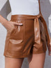 Genuine Brown Lightweight Shorts Ladies