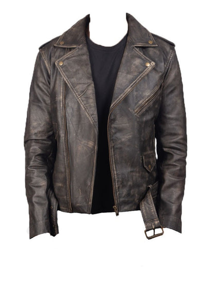 Bomber Biker Leather Jacket