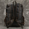 Black Leather With Lace Backpack Bag