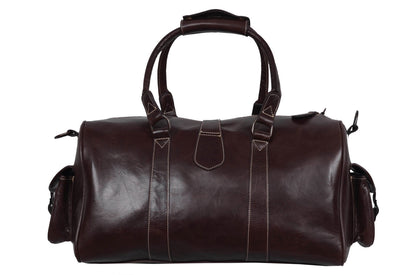 Brown Holdall Bag Weekend Travel Duffle Bag