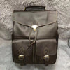Crazy horse leather laptop backpack