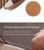 Leather Slippers for Women Linen Footbed Indoor Non Slip Summer Slides