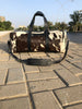 Large Cowhide Duffel Bag Black White