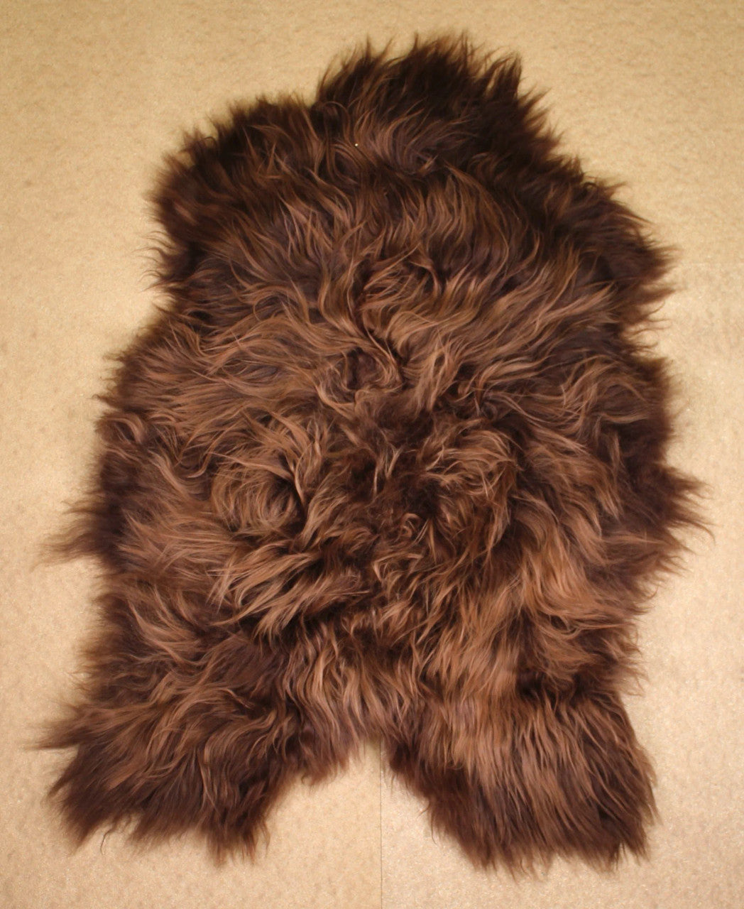 Chestnut Brown Sheepskin Rug