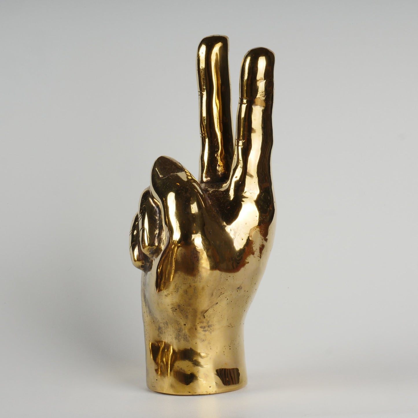 Brass Home Decor Peace Victory Hand Sign