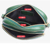 Women genuine leather small crossbody shoulder bag