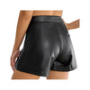 real leather shorts for women