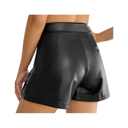 real leather shorts for women