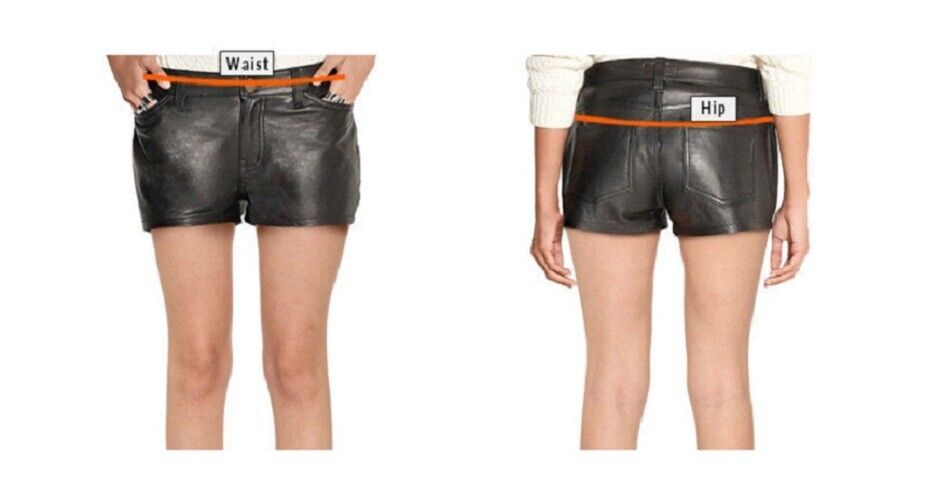 Black Leather Shorts For Women