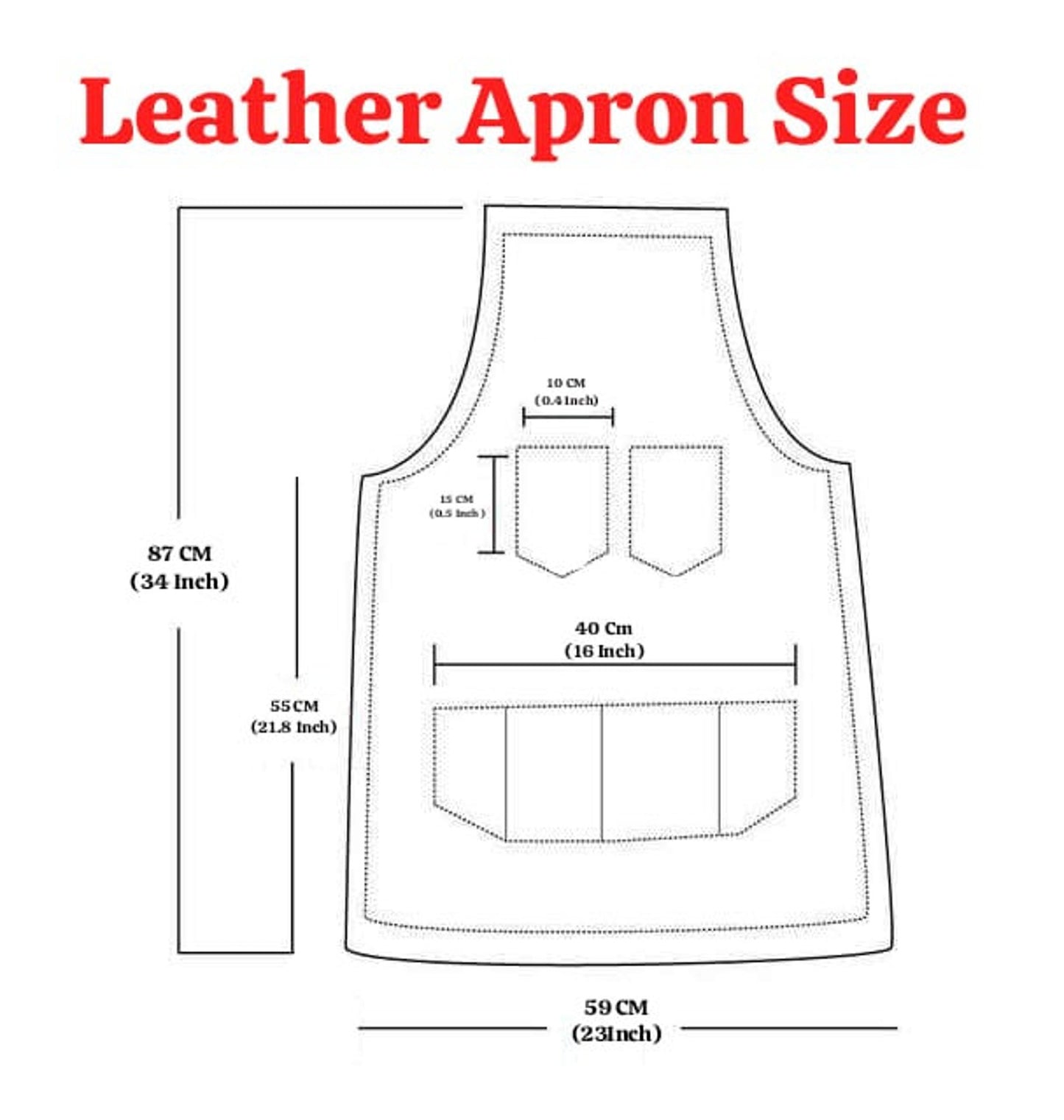 Genuine Leather Men Apron