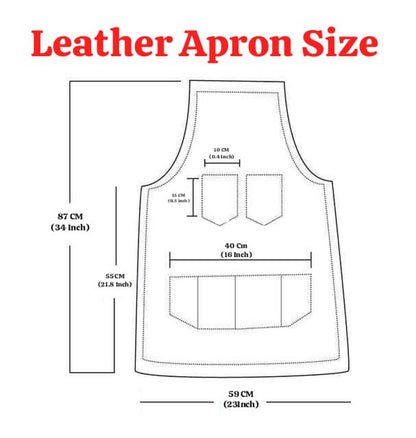 Genuine Leather Men Apron