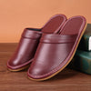 Closed Toe Slippers for Women in Genuine Cowhide Leather