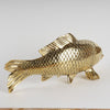 Brass Fish Statue Living Room Table Decor