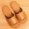 Open Toe Slippers for Women in Genuine Cowhide Leather