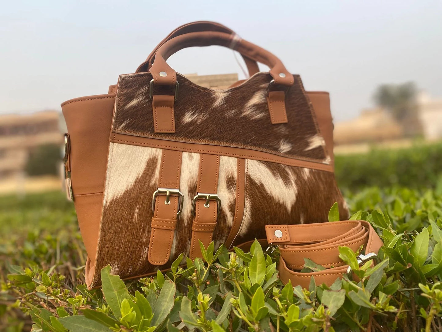 New style women cowhide shoulder bag