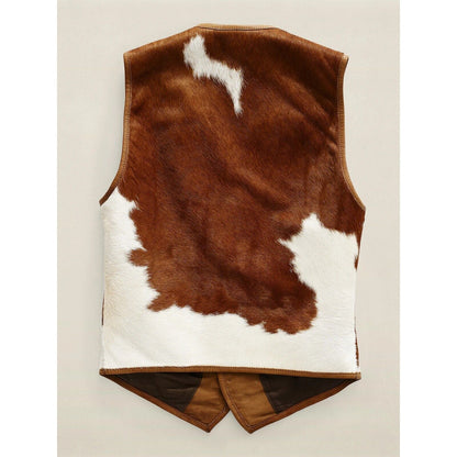 Genuine Hair On Cowhide Fur Vest