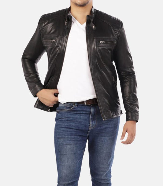 biker leather jackets for men
