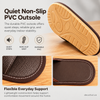 Open Toe Slippers for Women in Genuine Cowhide Leather